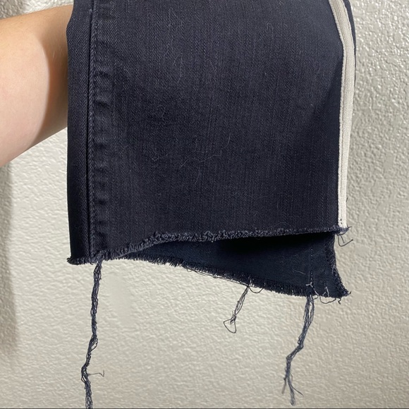 Mother Insider Crop Step Fray Jeans Guilty Racer - Picture 7 of 12